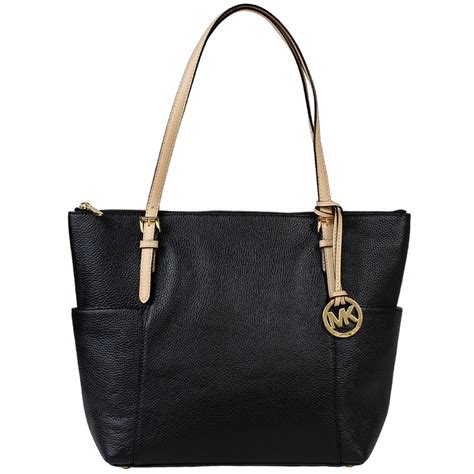 michael kors jet set east west tote fuschia|black saffiano leather tote.